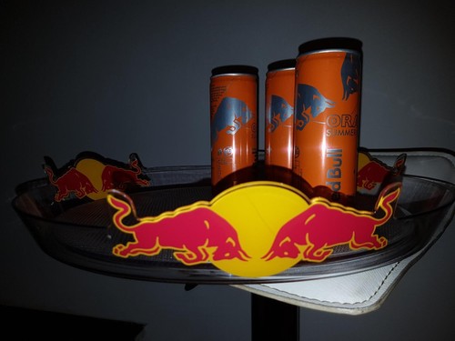Vassoio red bull bar pub - bull,