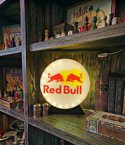 Enseigne red bull lumineuse - red,