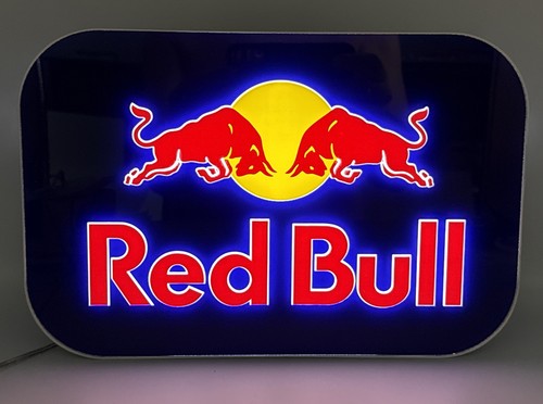 Red bull drink led x - red,